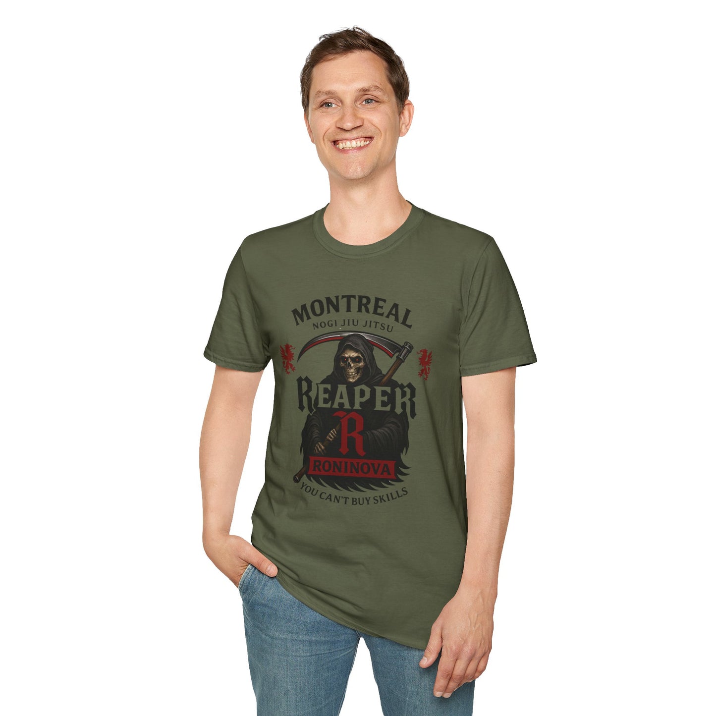Roninova “Reaper” Soft-Style Tee – Montreal No-Gi Edition
