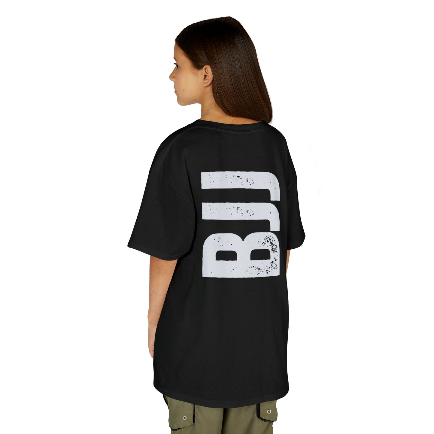 Roninova Kids Oversized Tee – Samurai Shield Edition
