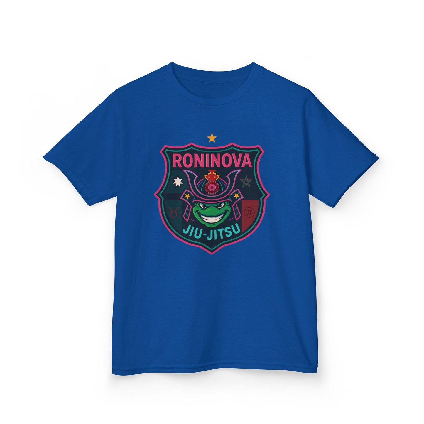 Roninova Kids Oversized Tee – Samurai Shield Edition