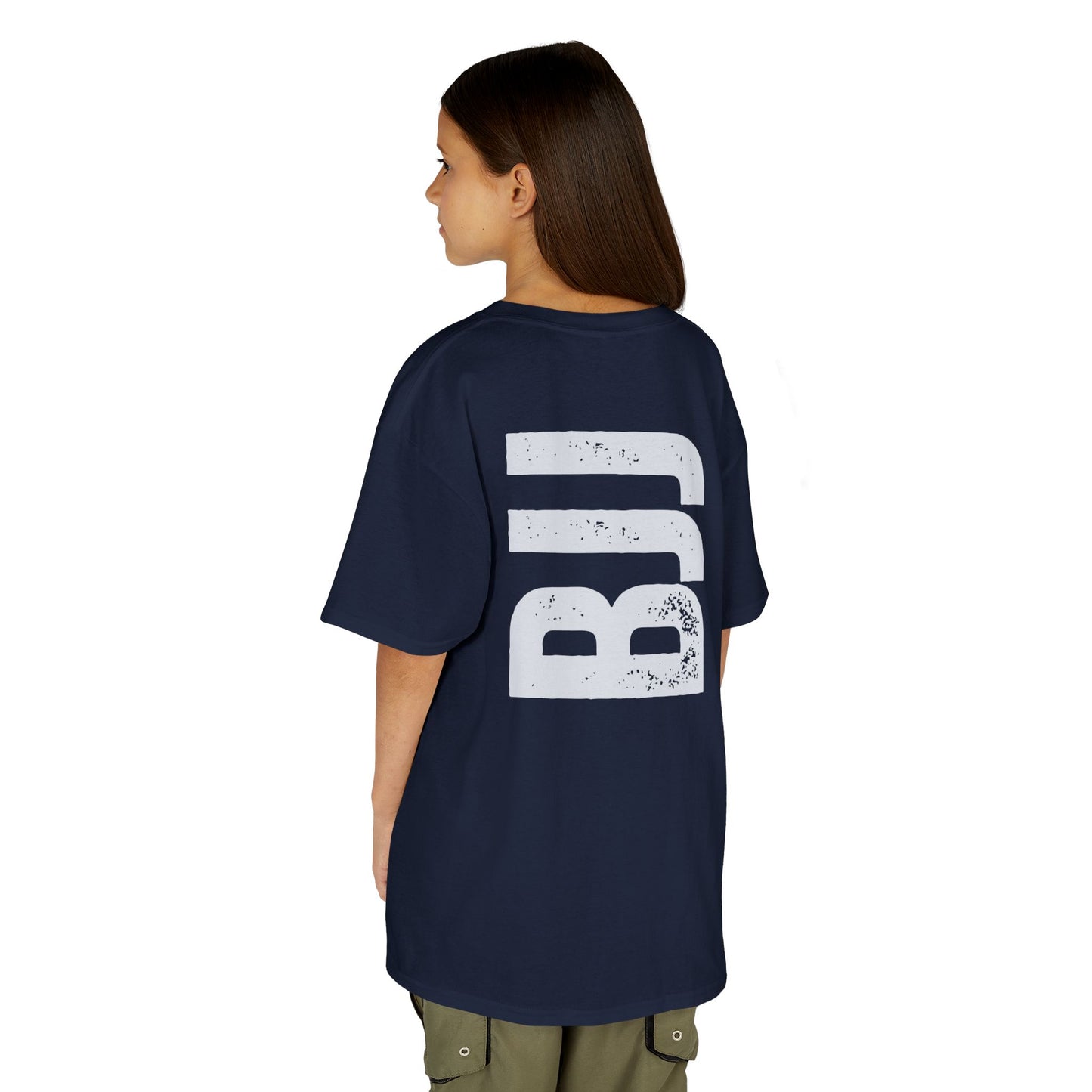 Roninova Kids Oversized Tee – Samurai Shield Edition
