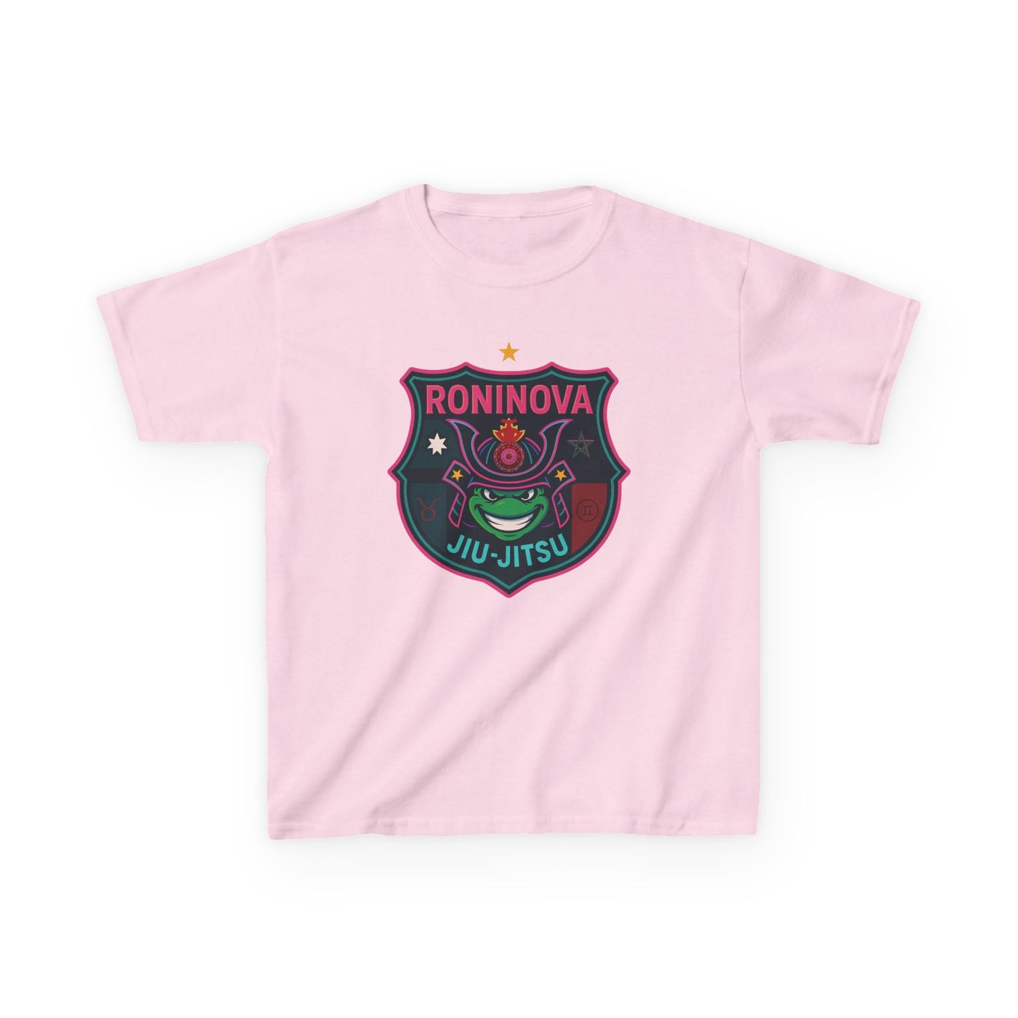 Roninova Kids Oversized Tee – Samurai Shield Edition