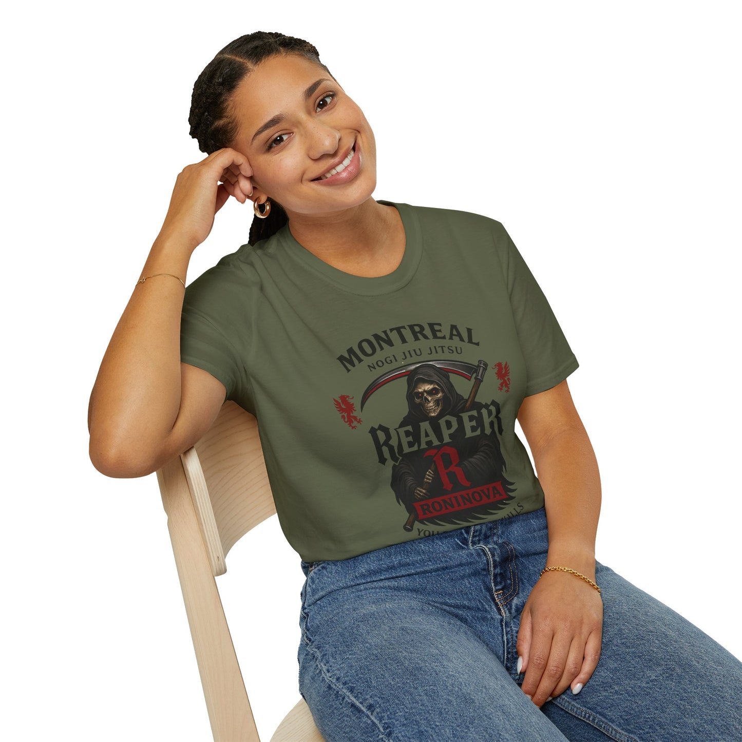 Roninova “Reaper” Soft-Style Tee – Montreal No-Gi Edition