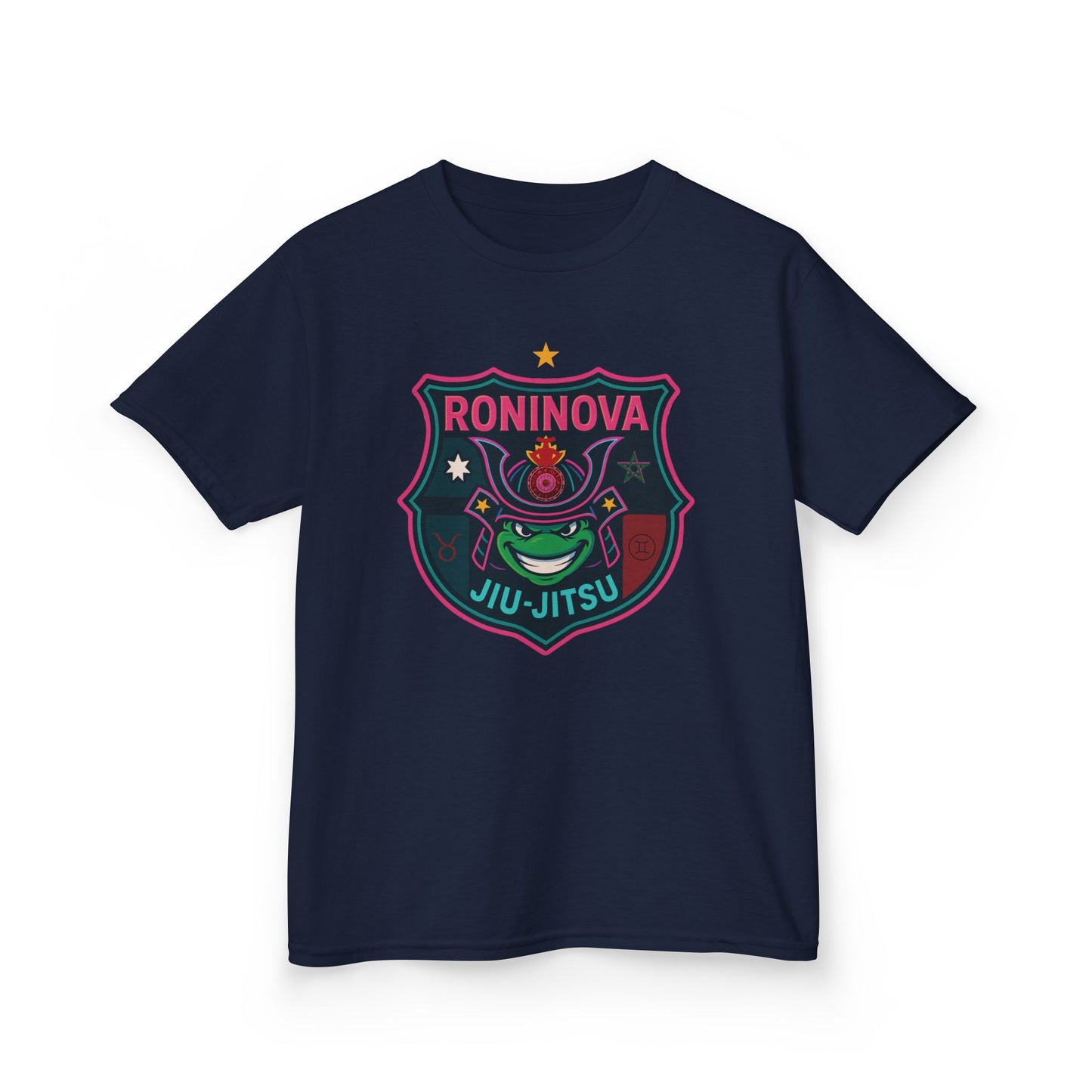 Roninova Kids Oversized Tee – Samurai Shield Edition