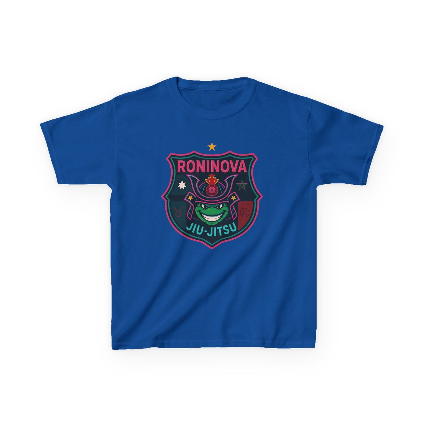 Roninova Kids Oversized Tee – Samurai Shield Edition