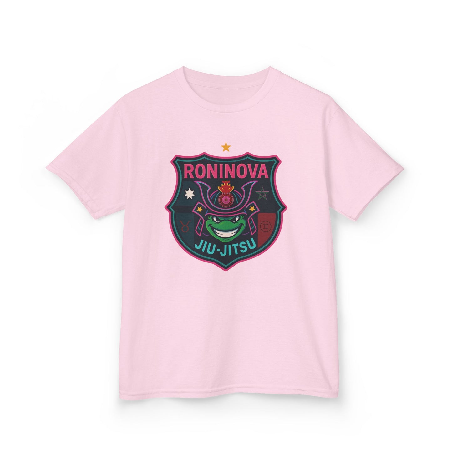 Roninova Kids Oversized Tee – Samurai Shield Edition
